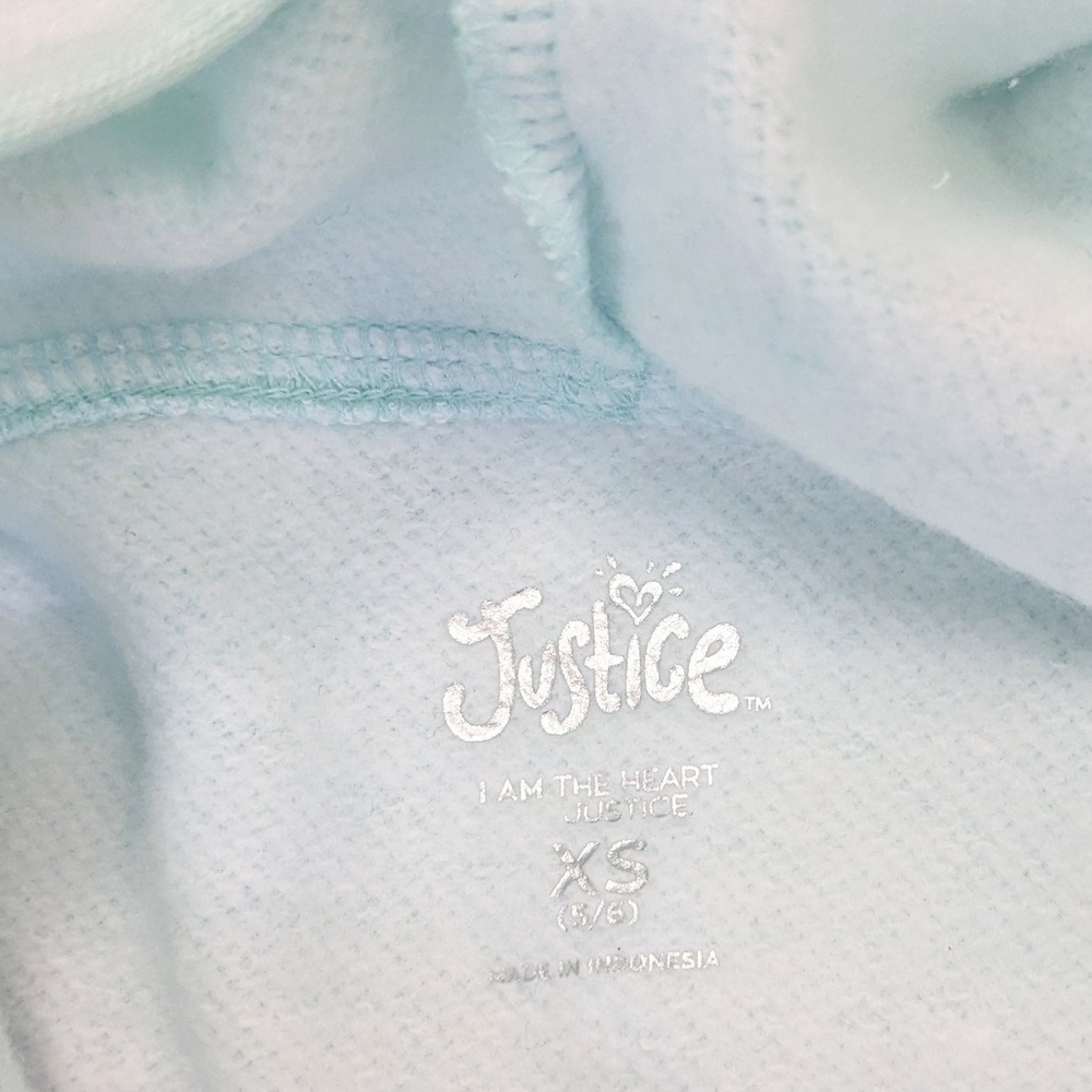 Justice Kids Tie-Dye Hoodie - Blue and Purple - Picture 4 of 5